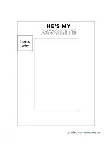 fathers day printable frames
