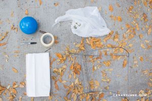 diy lawn ghost